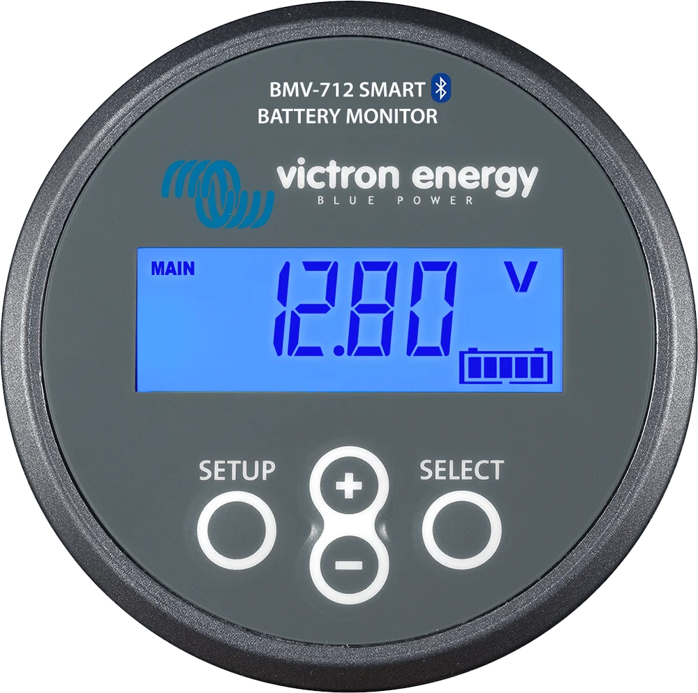 Wyświetlacz BMV-712 Smart pokazujący 12,80 V