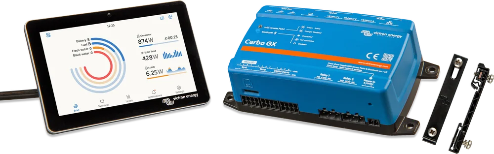 Cerbo GX z ekranem GX Touch 50