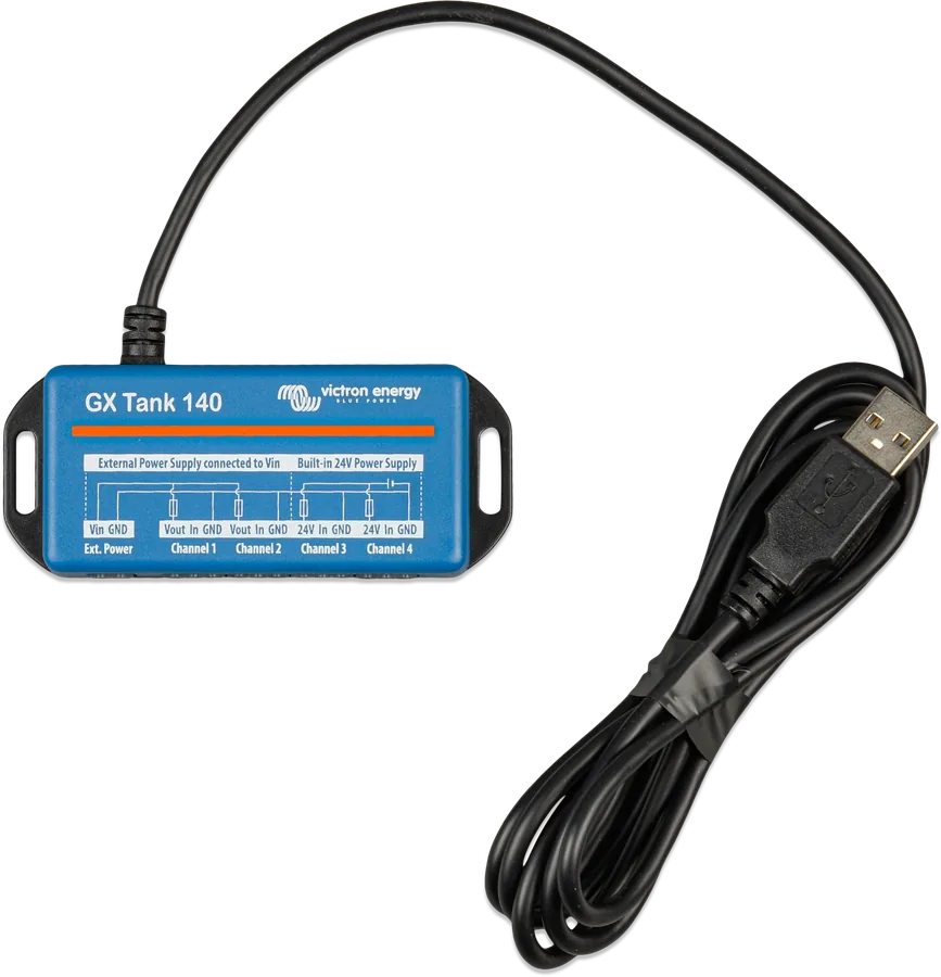 GX Tank 140 z góry z nieodłączanym przewodem USB