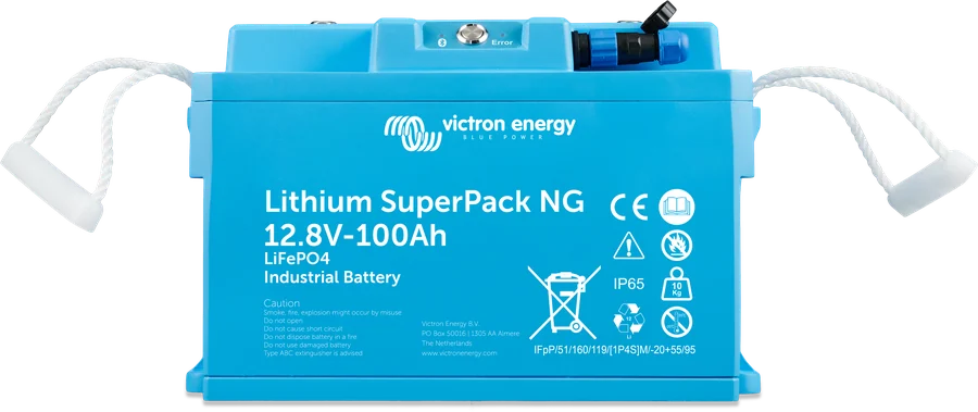 Lithium SuperPack NG 12,8 V / 100 Ah — przód obudowy