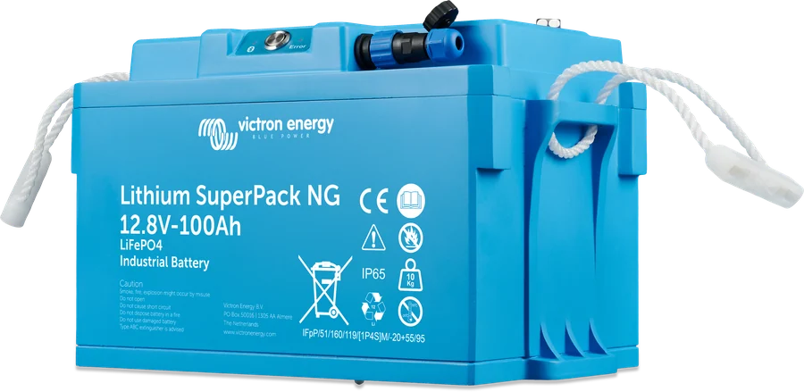 Lithium SuperPack NG 12,8 V / 100 Ah — obudowa z uchwytami i wbudowanym BMS