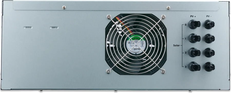 Multi HS19 Solar 15k od tyłu — wentylator i wejścia PV MC4