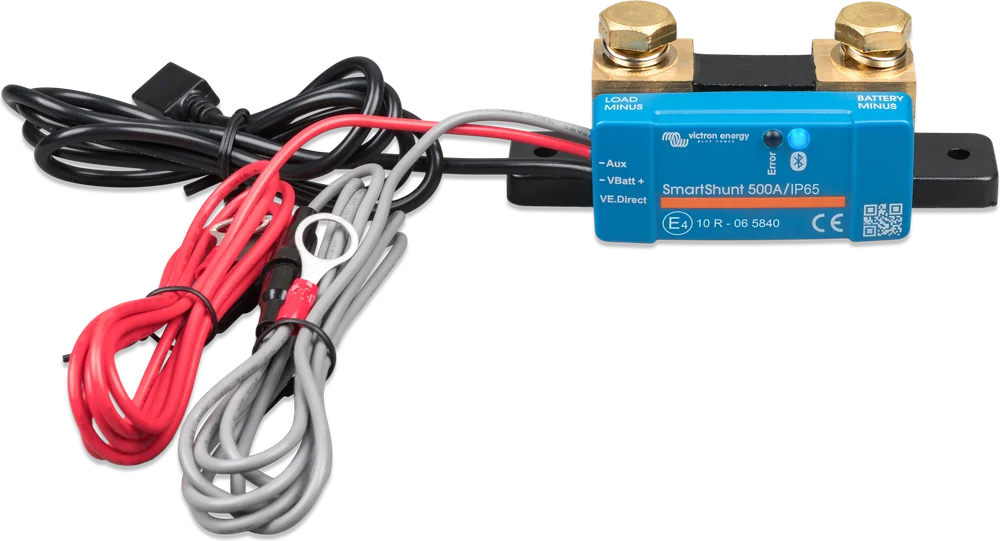SmartShunt IP65 500 A z przewodami